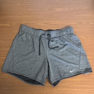 Nike Heather Gray Training Shorts